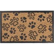 Clayre & Eef Deurmat 75x45 cm Bruin Zwart Kokos