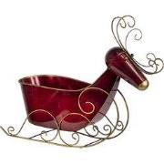 Clayre & Eef Opbergmand Rendier 46x20x43 cm Rood IJzer
