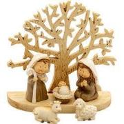 Clayre & Eef Beeld Jezus 11x5x10 cm Bruin Polyresin