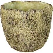 Clayre & Eef Bloempot Ø 20x18 cm Groen Steen