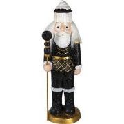 Clayre & Eef Beeld Notenkraker 50 cm Zwart Kunststof