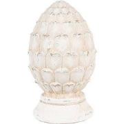 Clayre & Eef Decoratie Dennenappel Ø 10x18 cm Beige Steen