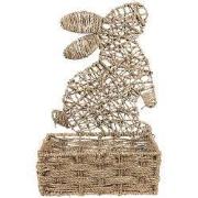 Clayre & Eef Opbergmand Konijn 30x14x49 cm Bruin Rotan