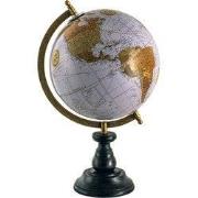 Clayre & Eef Wereldbol 22x37 cm Bruin Hout