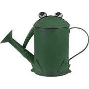 Clayre & Eef Decoratie Gieter 37x15x25 cm Groen Metaal Kikker