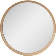 Clayre & Eef Spiegel Ø 80 cm Bruin Hout