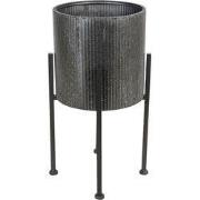 Clayre & Eef Planthouder Ø 30x60 cm Grijs Metaal