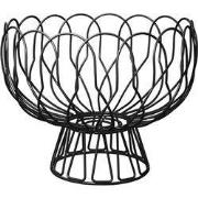 Fruitschaal Wired - Metaal Zwart - 26x28cm