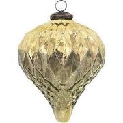 Clayre & Eef Kerstbal Ø 13 cm Goudkleurig Glas