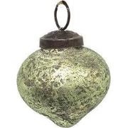 Clayre & Eef Kerstbal Ø 5 cm Groen Glas