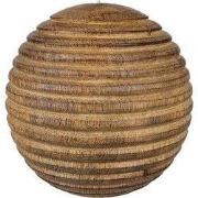 Clayre & Eef Kerstbal Ø 12 cm Bruin Hout