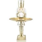 Clayre & Eef Beeld Notenkraker 35 cm Goudkleurig Polyresin