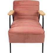 Clayre & Eef Fauteuil met Armleuning 60x69x78 cm Roze IJzer