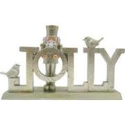 Clayre & Eef Beeld Notenkraker 18 cm Goudkleurig Kunststof