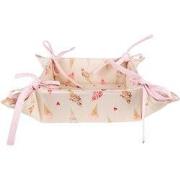 Clayre & Eef Broodmand 35x35x8 cm Beige Roze Katoen IJsjes