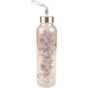 Clayre & Eef Glazen Fles 650 ml Glas Bloemen