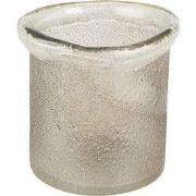 Clayre & Eef Theelichthouder Ø 9x9 cm Groen Glas