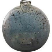 Clayre & Eef Vaas Ø 13x13 cm Grijs Glas