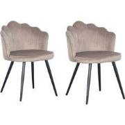 PoleWolf - Crown chair - Sand White - Promotion - Set of 2
