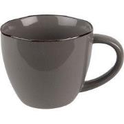 Clayre & Eef Mok 300 ml Grijs Keramiek