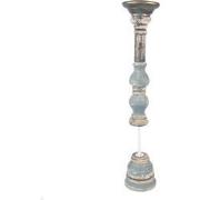 Clayre & Eef Kandelaar 59 cm Groen Hout