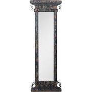 Clayre & Eef Spiegel 45x131 cm Blauw Bruin Hout