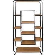 Clayre & Eef Wandrek 80x32x169 cm Bruin Zwart Hout