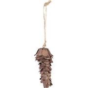 Clayre & Eef Hanger Dennenappel 12 cm Bruin IJzer