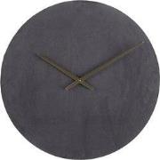Clayre & Eef Wandklok Grijs IJzer