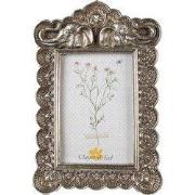Clayre & Eef Fotolijst 10x15 cm Zilverkleurig Polyresin