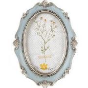 Clayre & Eef Fotolijst 10x15 cm Blauw Polyresin