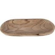 Clayre & Eef Decoratie schaal 40x18x4 cm Bruin Hout