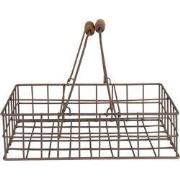 Clayre & Eef Opbergmand 34x19x8 cm Bruin IJzer