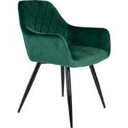 Kick Eetkamerstoel Monza - Donkergroen