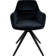 Kick draaistoel Tom - Zwart