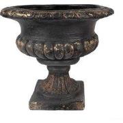 Clayre & Eef Bloempot Ø 52x47 cm Zwart Keramiek