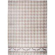 Clayre & Eef Plaid 130x170 cm Bruin Wit Polyester Teckels