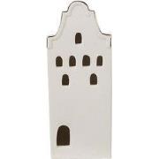 Clayre & Eef Decoratie Huis 16 cm Beige Porselein