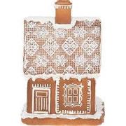 Clayre & Eef Gingerbread house met LED 18 cm Bruin Polyresin