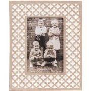 Clayre & Eef Fotolijst Wit Bruin Hout
