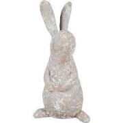 Clayre & Eef Beeld Konijn 31 cm Beige Polyresin