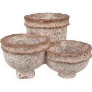 Clayre & Eef Bloempot 27x29x17 cm Beige Polyresin