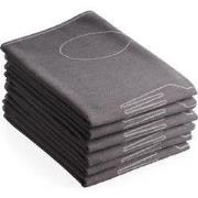 DoubleDry Luxe Theedoeken Set - 6 Stuks - 50x70 cm - 100% Katoen - Hog...