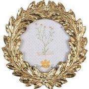 Clayre & Eef Fotolijst Ø 8 cm Goudkleurig Polyresin