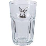 Clayre & Eef Waterglas 300 ml Transparant Glas Konijn