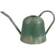 Clayre & Eef Decoratie Gieter 41x20x23 cm Groen Metaal