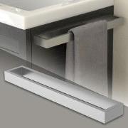 Zelfklevende handdoekhouder zonder boren 40 cm zilverkleurig roestvrij...