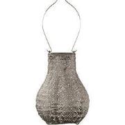 LUMIZ Solar tuinverlichting Lace Bulb - 16 cm - Taupe