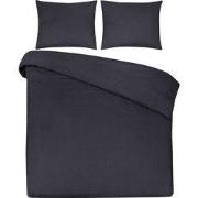 DoubleDry Dekbedovertrek 100% Natuurlijk Katoen - Eenpersoons 140x200/...