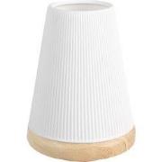 Clayre & Eef Waxinelichthouder Ø 9x11 cm Wit Porselein